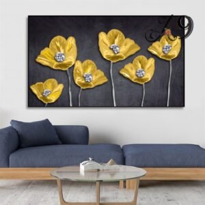 Tranh Canvas Hoa Vàng A9