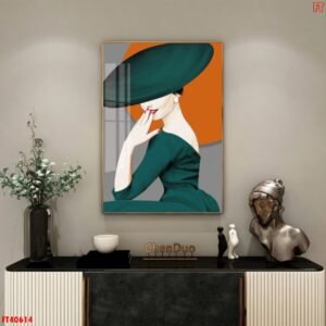 Tranh Canvas Cô Gái Đơn 1 Bức Lớn A9