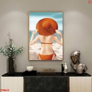 Tranh Canvas Cô Gái Đơn 1 Bức Lớn A9