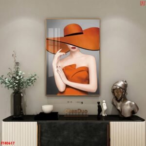 Tranh Canvas Cô Gái Đơn 1 Bức Lớn A9