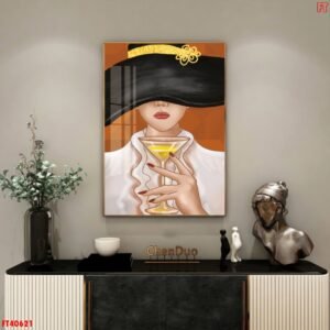 Tranh Canvas Cô Gái Đơn 1 Bức Lớn A9