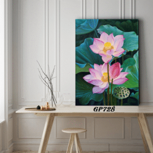 Tranh Decor Hoa Sen GP728 - 50x70