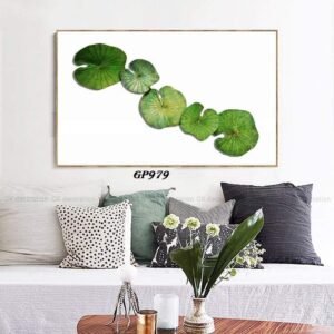 Tranh Decor Lá Sen GP979 - 50x70