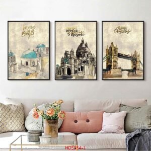 TRANH BỘ HIỆN ĐẠI HD5554