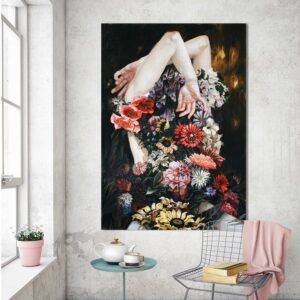 Tranh Canvas Cô Gái Đơn 1 Bức Lớn A9