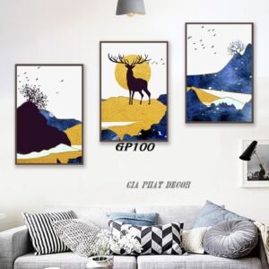 Tranh Canvas Decor Trừu Tượng GP100