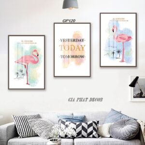 Tranh Canvas Decor Trừu Tượng GP120