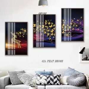 Tranh Decor Hươu Trừu Tượng GP132