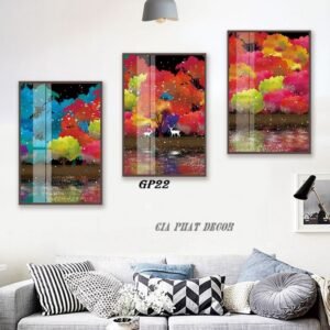 Tranh Canvas Decor Trừu Tượng GP22