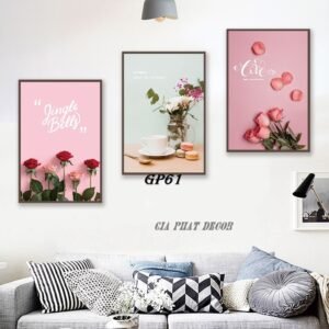 Tranh Canvas Decor Hoa Hiện Đại GP61