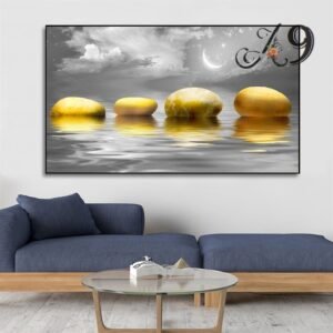 Tranh Canvas Đá Vàng A9