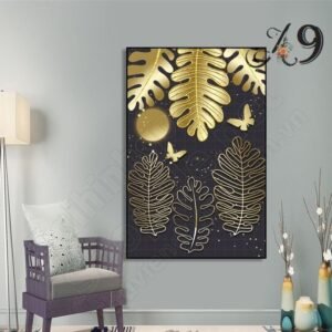 Tranh Canvas Lá Vàng A9